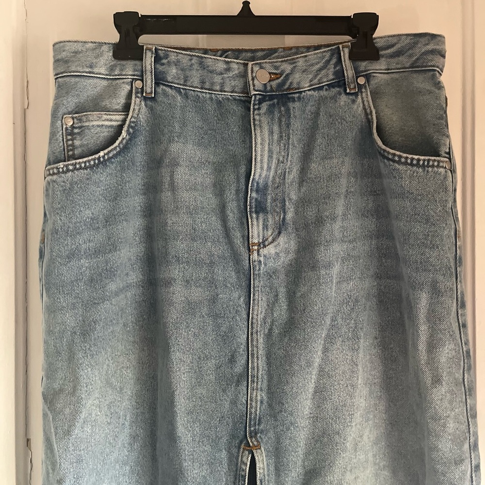 Anthropologie Pilcro Denim Maxi Skirt size 16 - Picture 2 of 9